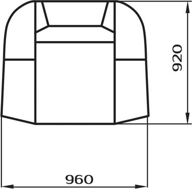 Изображение товара Кресло мягкое Lama мебель Афина (Safari Povder/Safari Java)