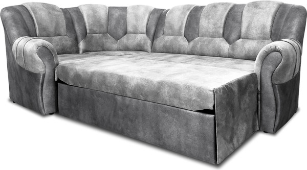 Изображение товара Диван угловой Lama мебель Афина М Правый (Smoke/Cloud)