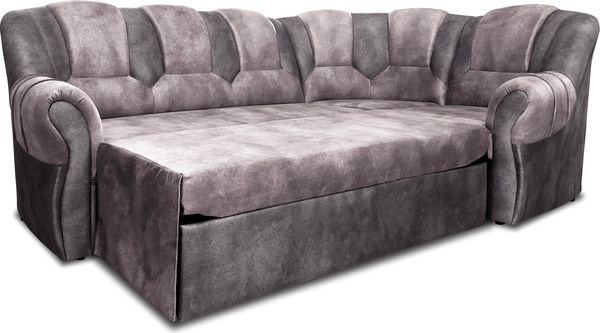 Изображение товара Диван угловой Lama мебель Афина М Левый (Powder/Java)