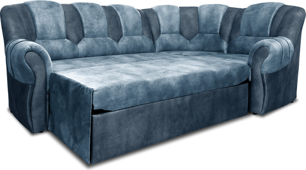 Изображение товара Диван угловой Lama мебель Афина М Левый (Sky/Midnigt)