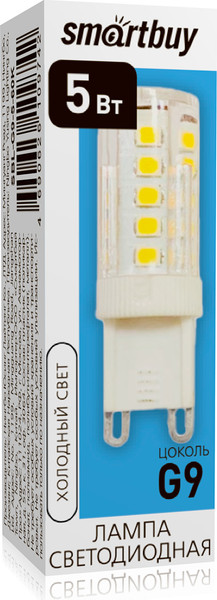 Изображение товара Лампа SmartBuy SBL-G9-5-60K
