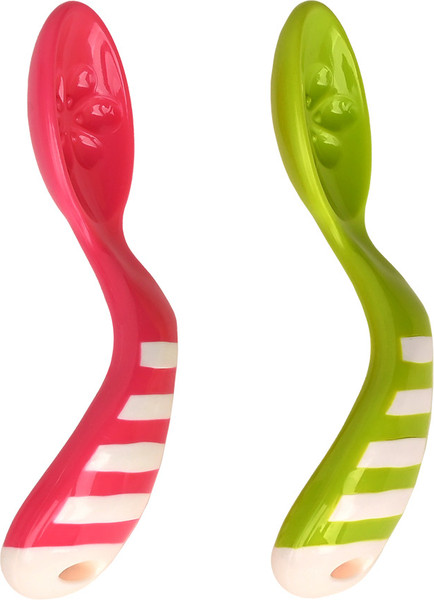 Изображение товара Набор столовых ложек для кормления Pituso KD88668 (зеленый/розовый, 2шт)