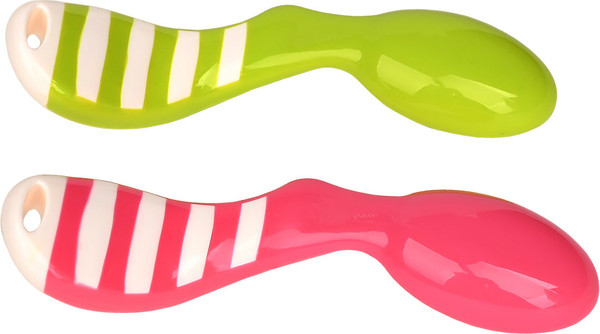 Изображение товара Набор столовых ложек для кормления Pituso KD88668 (зеленый/розовый, 2шт)