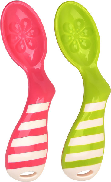 Изображение товара Набор столовых ложек для кормления Pituso KD88668 (зеленый/розовый, 2шт)