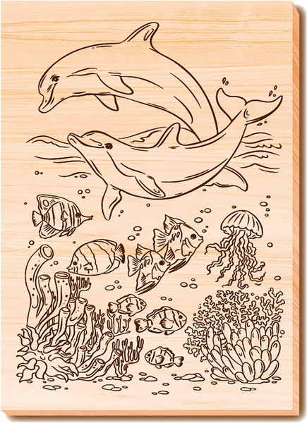 Изображение товара Набор досок для выжигания Десятое королевство Водный мир / 04955