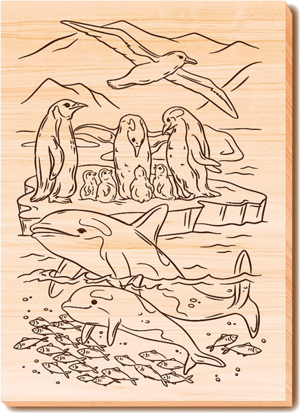 Изображение товара Набор досок для выжигания Десятое королевство Водный мир / 04955