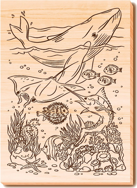 Изображение товара Набор досок для выжигания Десятое королевство Водный мир / 04955