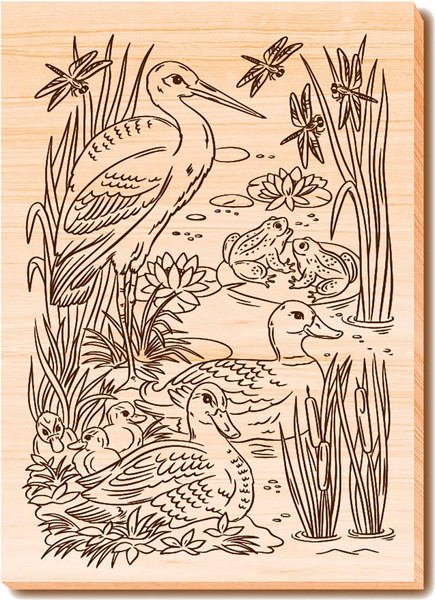 Изображение товара Набор досок для выжигания Десятое королевство Животный мир / 04956