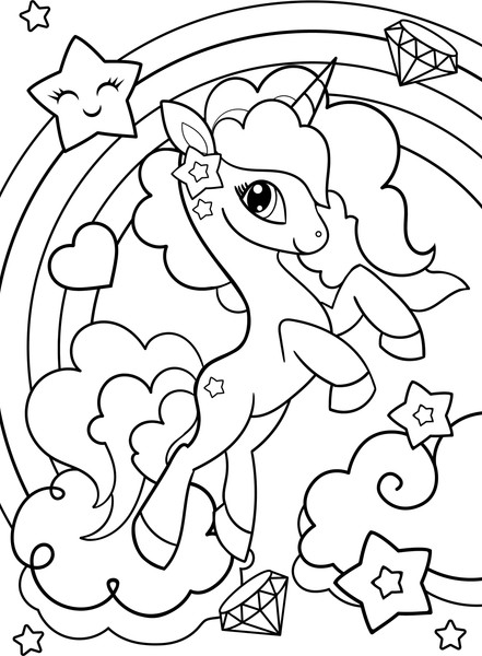 Изображение товара Набор для творчества Десятое королевство Раскраска с блестками Единорог / 04789