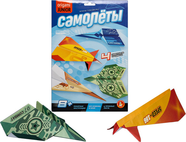 Изображение товара Набор для творчества Десятое королевство Оригами Самолеты / 04906