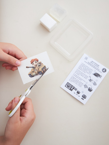 Изображение товара Набор для изготовления мыла Десятое королевство Мылитари Танк / 05473