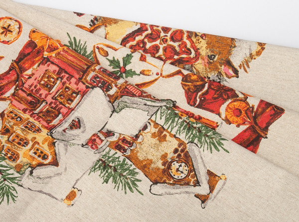 Изображение товара Набор полотенец Pole Kvetak (Беларускі лён) 46x60 24С112-ШР/рп/фкор/к. (12 Аромат рождества-3 1/сорт 1)