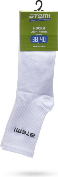 Изображение товара Носки Atemi ASSK-003SS23-WHT (р.41-43)