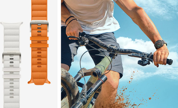 Изображение товара Ремешок для умных часов Samsung PeakForm для Galaxy Watch Ultra / ET-SBL70MWEGRU (белый)