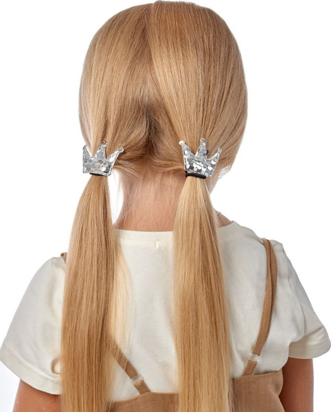 Изображение товара Набор резинок для волос Bradex Корона / AS 1806 (серебряный)