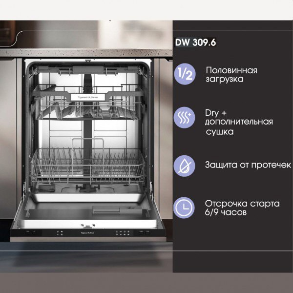 Изображение товара Посудомоечная машина Zigmund & Shtain DW 309.6