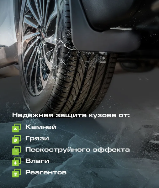 Изображение товара Комплект брызговиков FROSCH NLF.A67322.F0 для Lada Vesta I 2022 (2шт, передний)