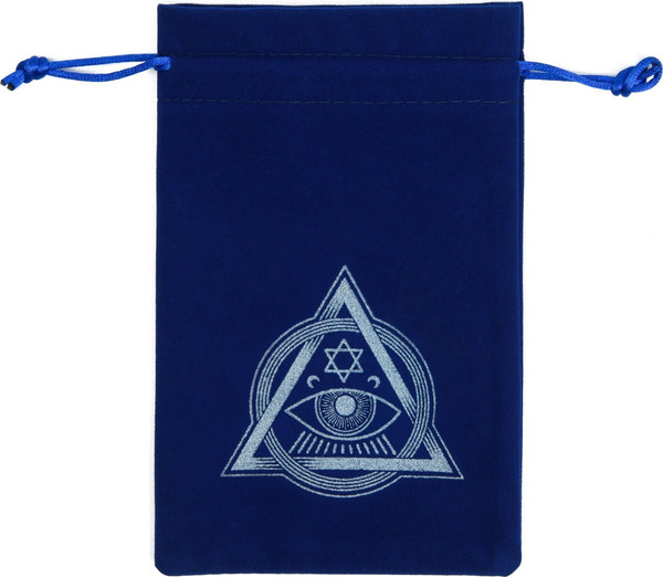 Изображение товара Мешочек для гадальных карт Лас Играс Хэллоуин. Глаз Оракула / 7583453 (темно-синий)