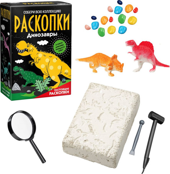 Изображение товара Набор для опытов Bumbaram По следам динозавров / dig-82