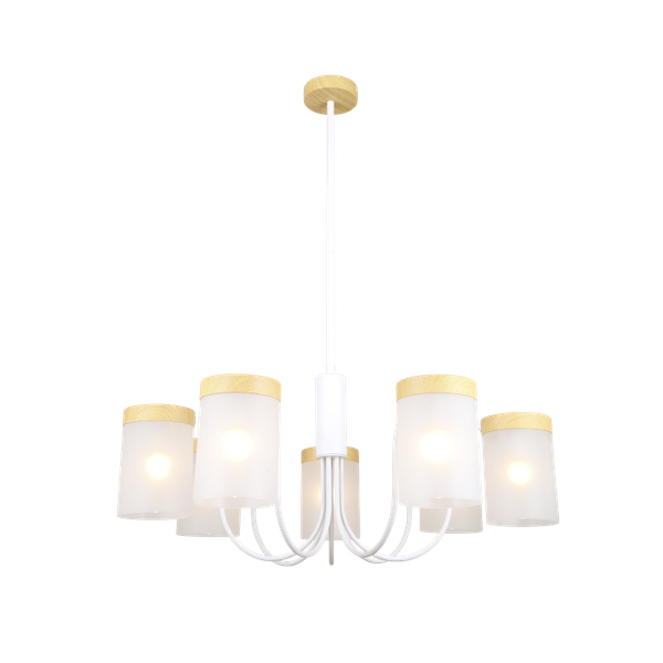 Изображение товара Люстра ESCADA 1172/7P (белый/дерево)