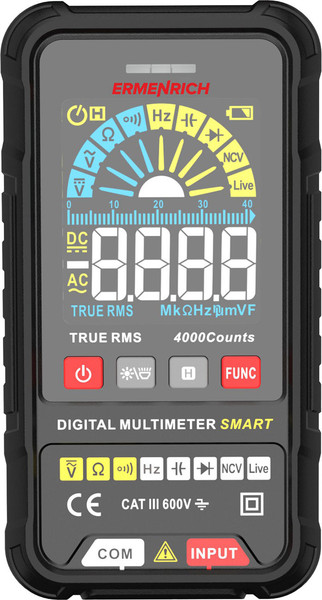 Изображение товара Мультиметр цифровой Ermenrich Zing TC17 / 82983
