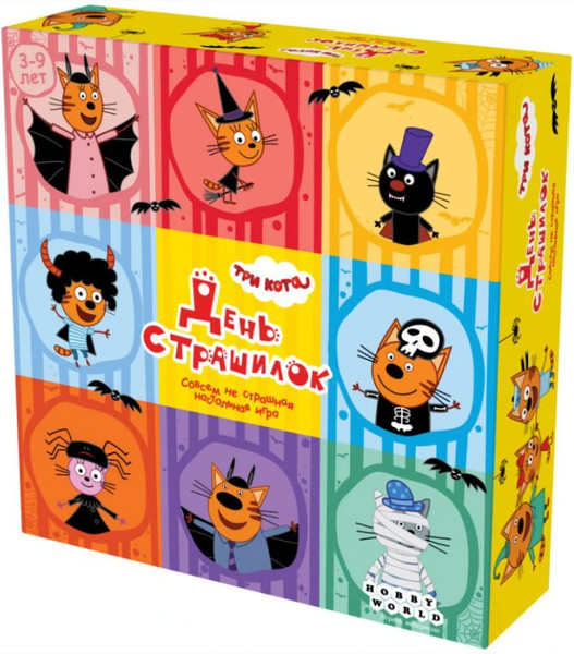 Изображение товара Настольная игра Мир Хобби Три кота. День страшилок / 915976