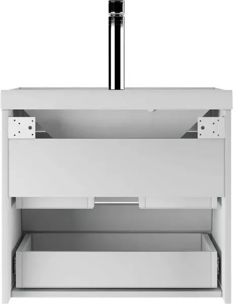 Изображение товара Тумба под умывальник Айсберг Bazis 60 Ева В2 DA5914T (с двумя ящиками)