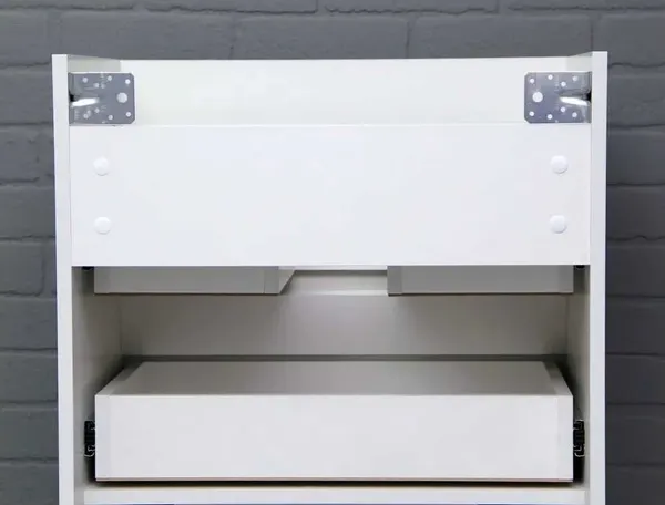 Изображение товара Тумба под умывальник Айсберг Bazis 60 Ева В2 DA5914T (с двумя ящиками)