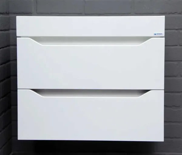 Изображение товара Тумба под умывальник Айсберг Bazis 60 Ева В2 DA5914T (с двумя ящиками)