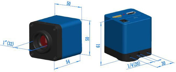 Изображение товара Камера цифровая для микроскопа ToupCam XCAMLITE1080PA HDMI USB / 31842