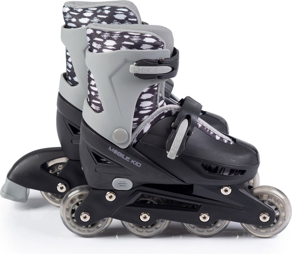 Изображение товара Ролики-коньки Babyhit Twin Seasons (M, черный/серый)