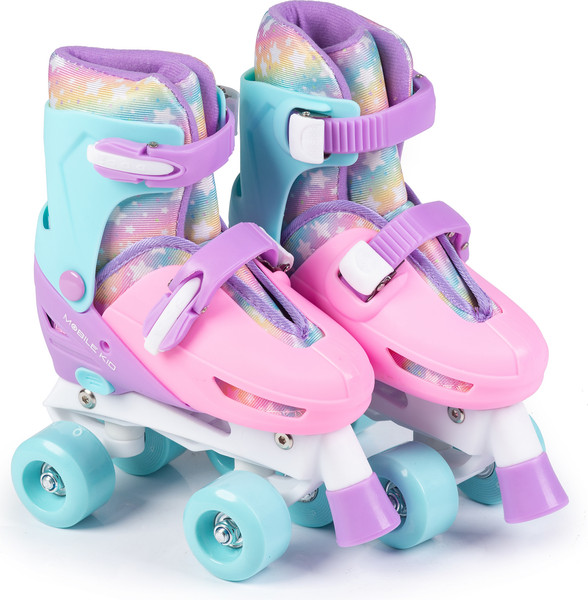 Изображение товара Ролики-коньки Babyhit Twin Seasons (S, бирюзовый/розовый)