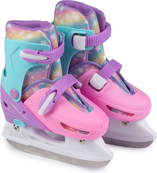 Изображение товара Ролики-коньки Babyhit Twin Seasons (S, бирюзовый/розовый)