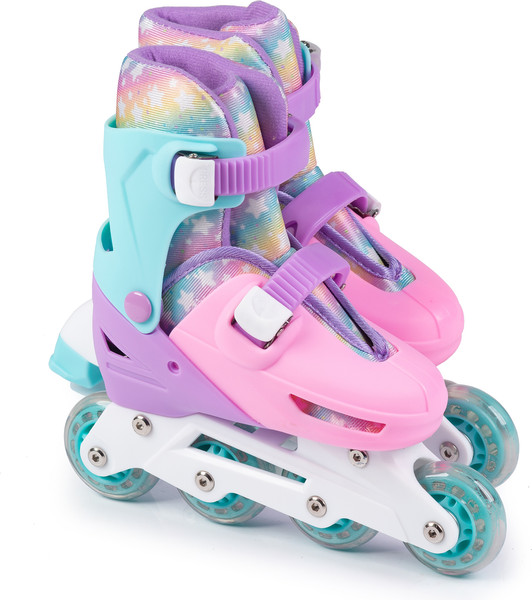 Изображение товара Ролики-коньки Babyhit Twin Seasons (S, бирюзовый/розовый)