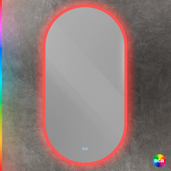 Изображение товара Зеркало Cezares Ellisse CZR-SPC-ELS-500-950-RGB-TCH