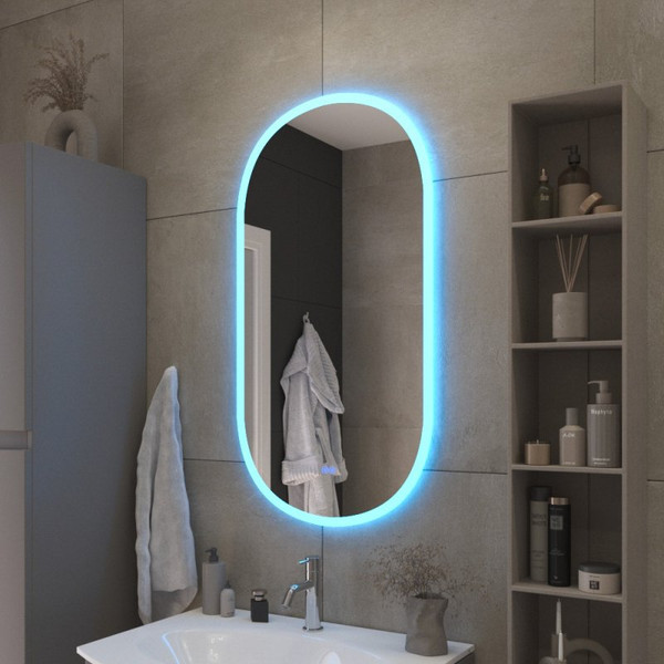 Изображение товара Зеркало Cezares Ellisse CZR-SPC-ELS-550-1050-RGB-TCH