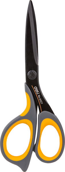 Изображение товара Ножницы канцелярские Deli 6027 (серый/желтый)