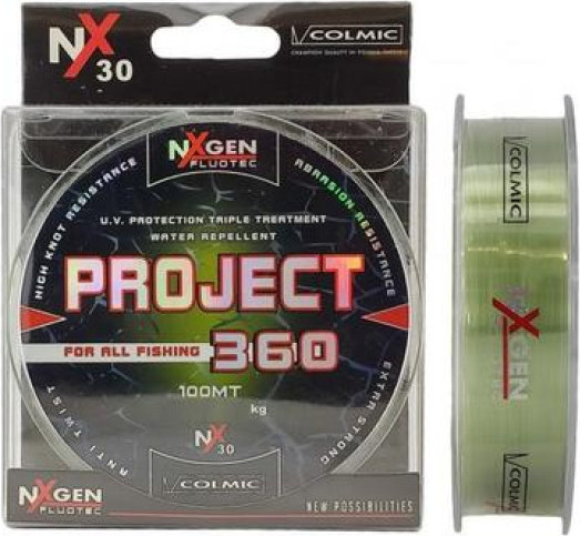 Изображение товара Леска монофильная Colmic Project 100mt 0.25 / NYPR10025