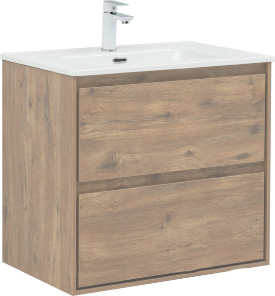 Изображение товара Тумба под умывальник Aquanet Милан 60 / 336382 (дуб светлый)