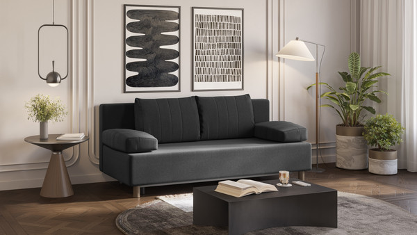 Изображение товара Диван Mio Tesoro Саари SB3 (Malmo 96 Dark Grey)