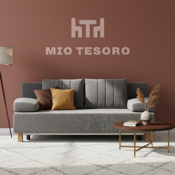 Изображение товара Диван Mio Tesoro Саари SB3 (Malmo 90 Grey)