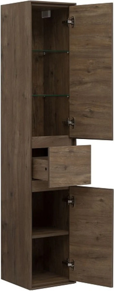 Изображение товара Шкаф-пенал для ванной Aquanet Милан 35 / 339958 (дуб рустикальный)