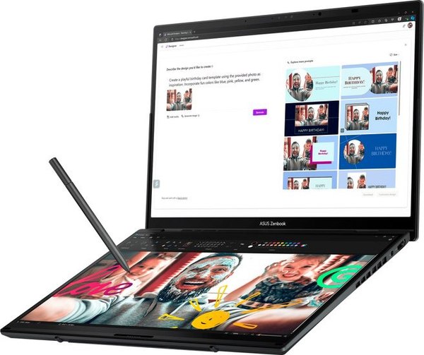 Изображение товара Ноутбук Asus Zenbook Duo UX8406MA-QL099W (90NB12U1-M00B30)