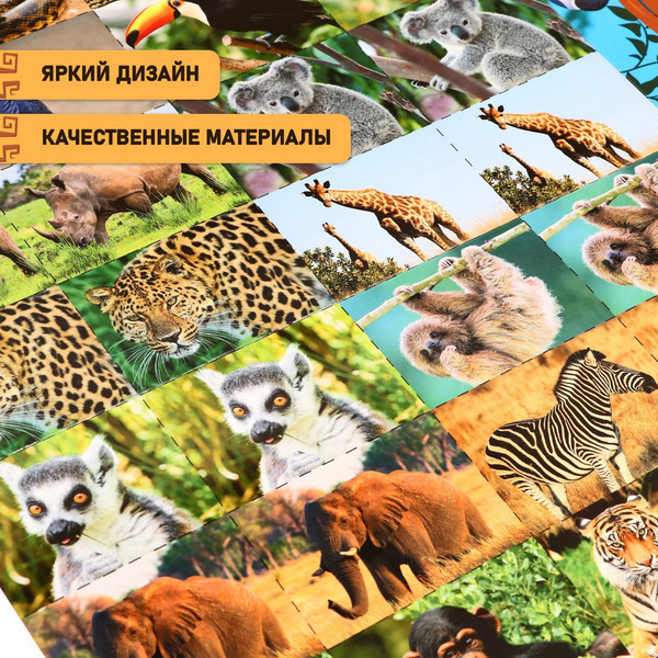 Изображение товара Настольная игра Лас Играс Kids. Бродилка. Путешествие по джунглям / 9622455