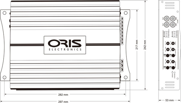 Изображение товара Автомобильный усилитель ORIS Electronics JBA-75.4