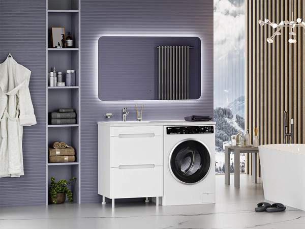 Изображение товара Тумба с умывальником Misty Байкал 55 / Э-Бай06055-022Я+5217120