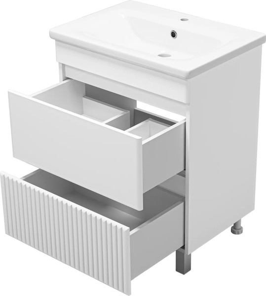 Изображение товара Тумба с умывальником Misty Мира 65 / П-Мир-01065-012Я+13065-KL