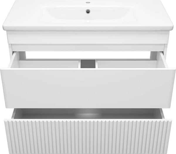 Изображение товара Тумба с умывальником Misty Мира 100 / П-Мир-01100-012Я+13100-KL