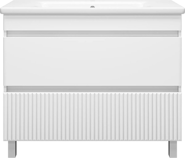 Изображение товара Тумба с умывальником Misty Мира 100 / П-Мир-01100-012Я+13100-KL