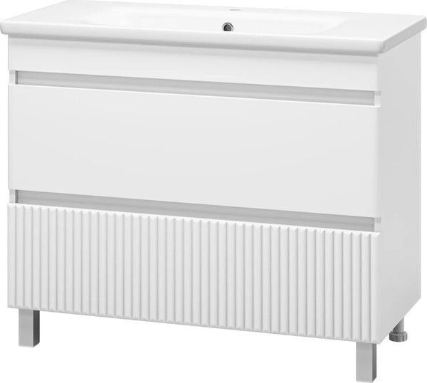 Изображение товара Тумба с умывальником Misty Мира 100 / П-Мир-01100-012Я+13100-KL